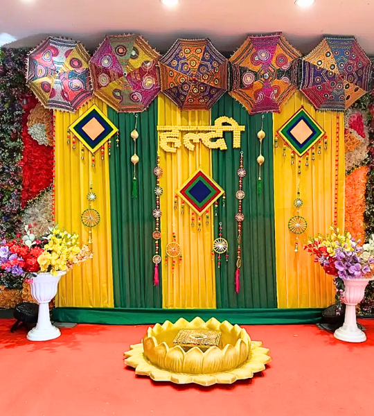 haldi decoration