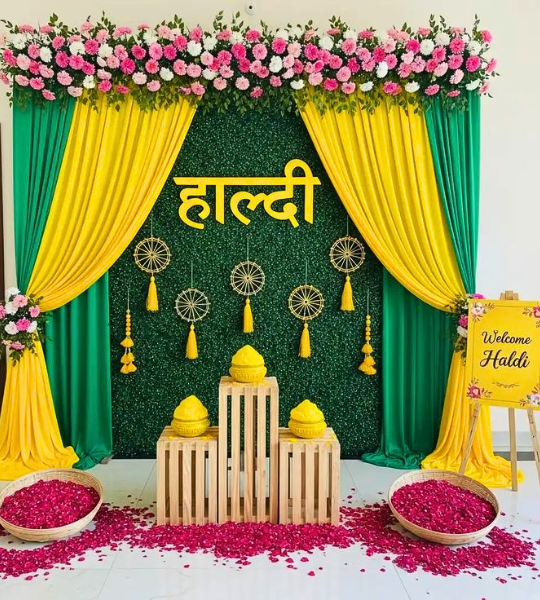 haldi decoration