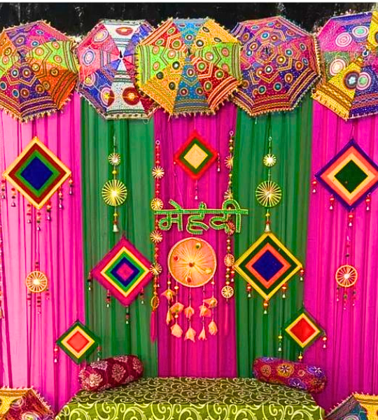 mehndi decor