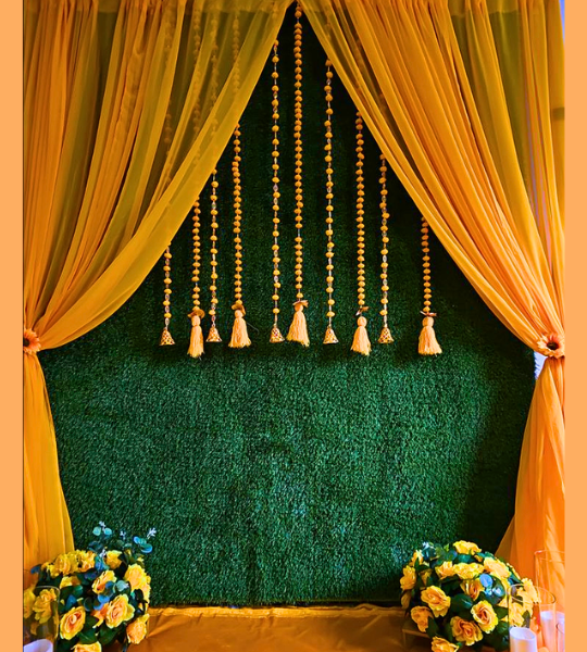 haldi mehndi decor