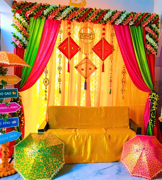 Haldi decoration
