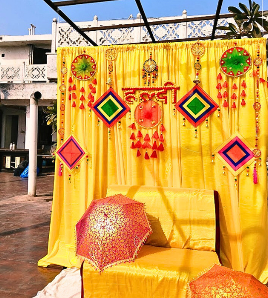 Haldi decor