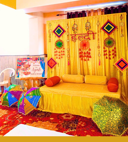 haldi decoration
