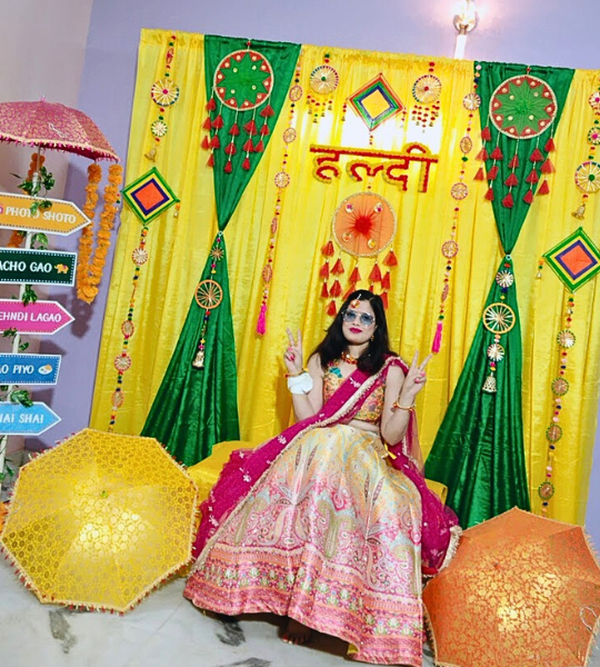 Haldi decor