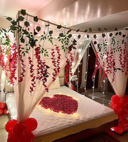 room decor for first night