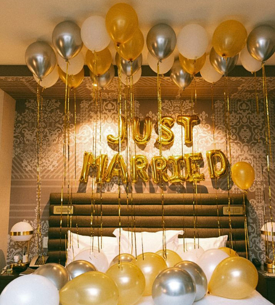 just married