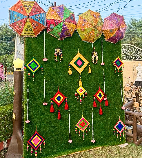 mehndi setup