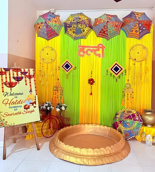 Haldi decor