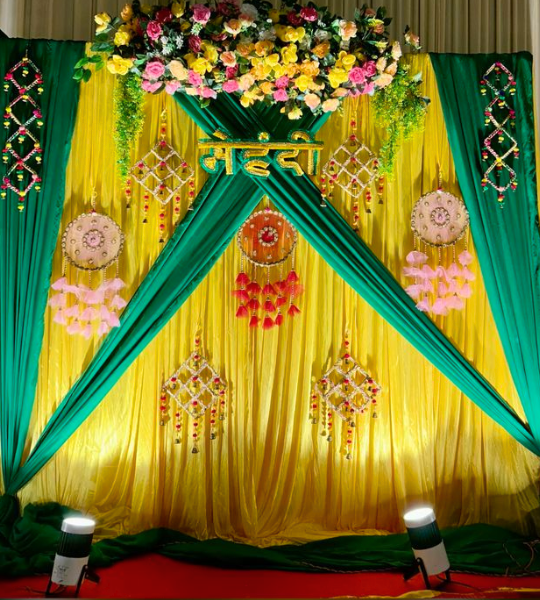 mehndi setup