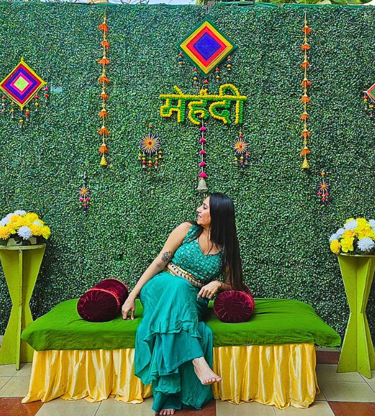 mehndi backdrop