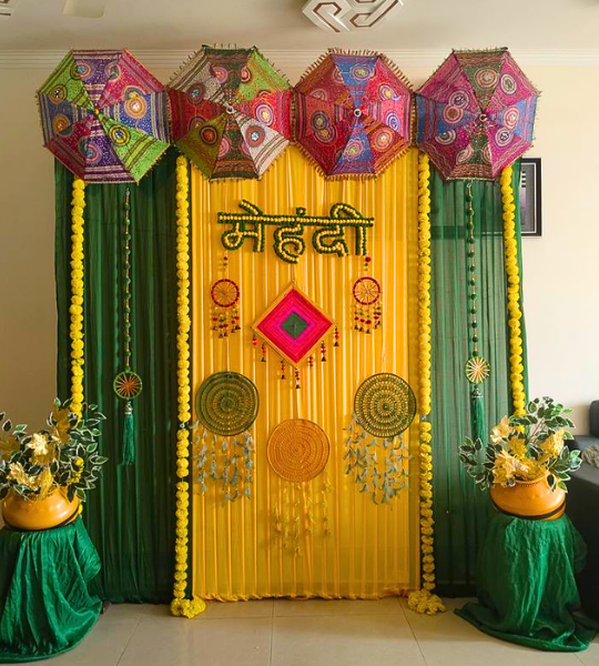 mehndi decoration