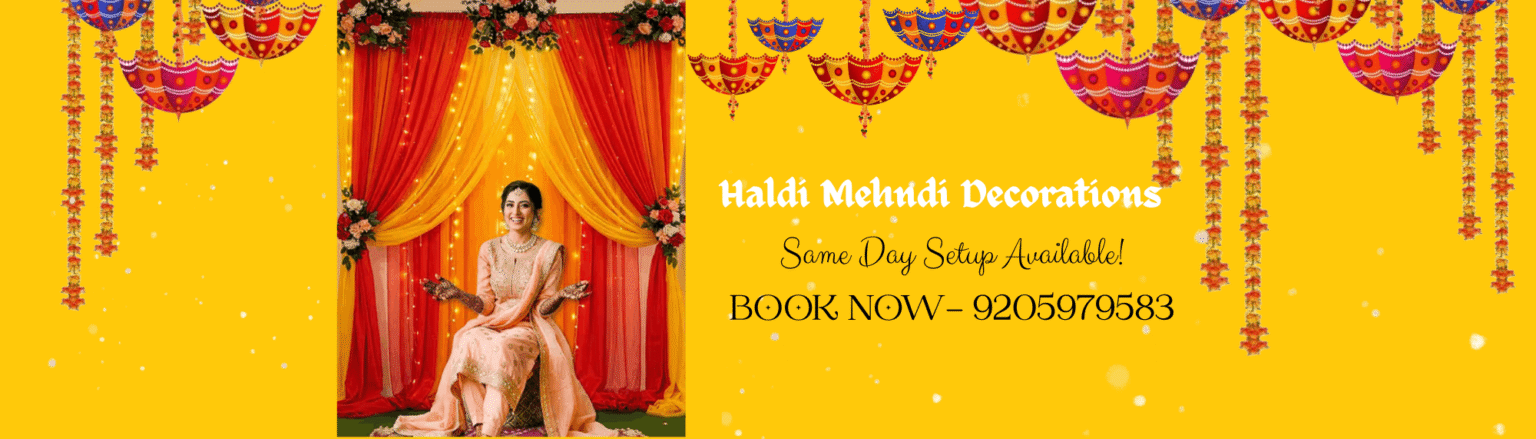 Haldi decoration