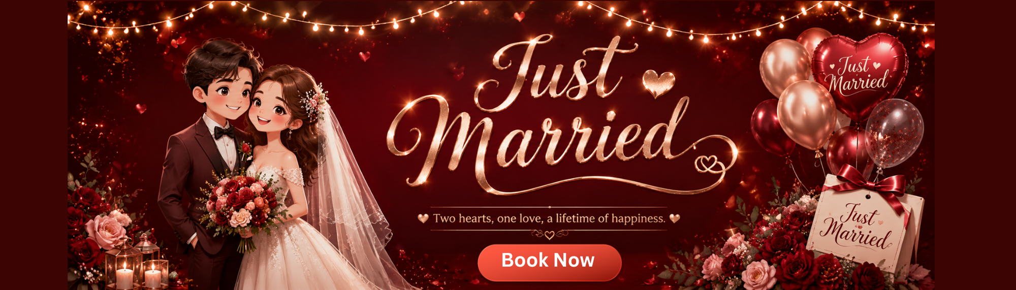 Just Married Decoration